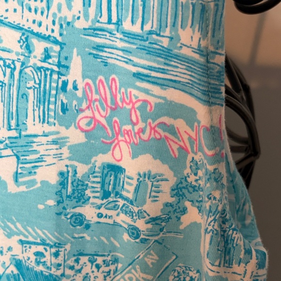 Lilly Pulitzer blue & Pink Kristen swing  Dress New York City size XS Rare 💕 - Picture 5 of 9